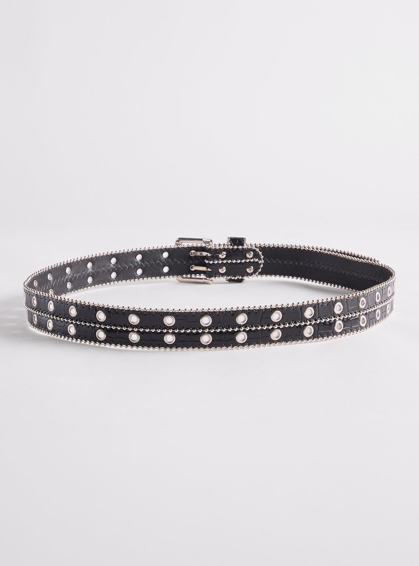 Shotbead Grommet Jean Belt, BLACK, alternate