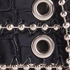 Shotbead Grommet Jean Belt, BLACK, swatch