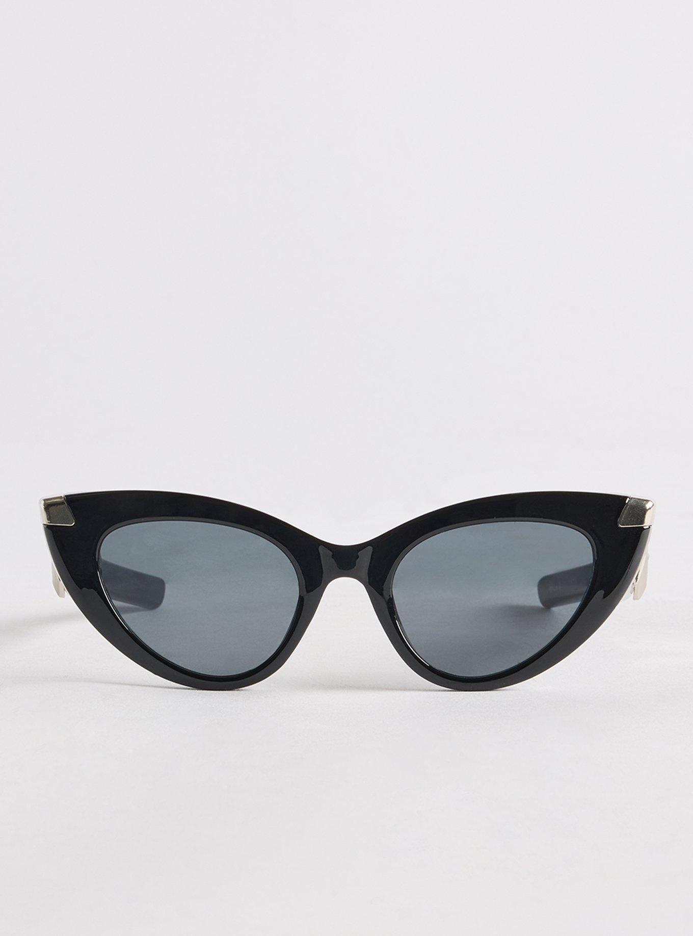 Edgy Cat-Eye Sunglasses, , hi-res