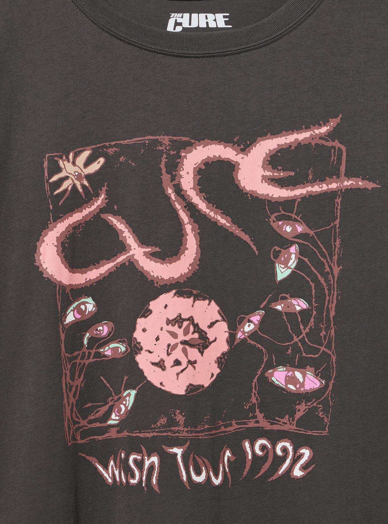 Plus Size The Cure Classic Cotton Crew Tee, VINTAGE BLACK, alternate