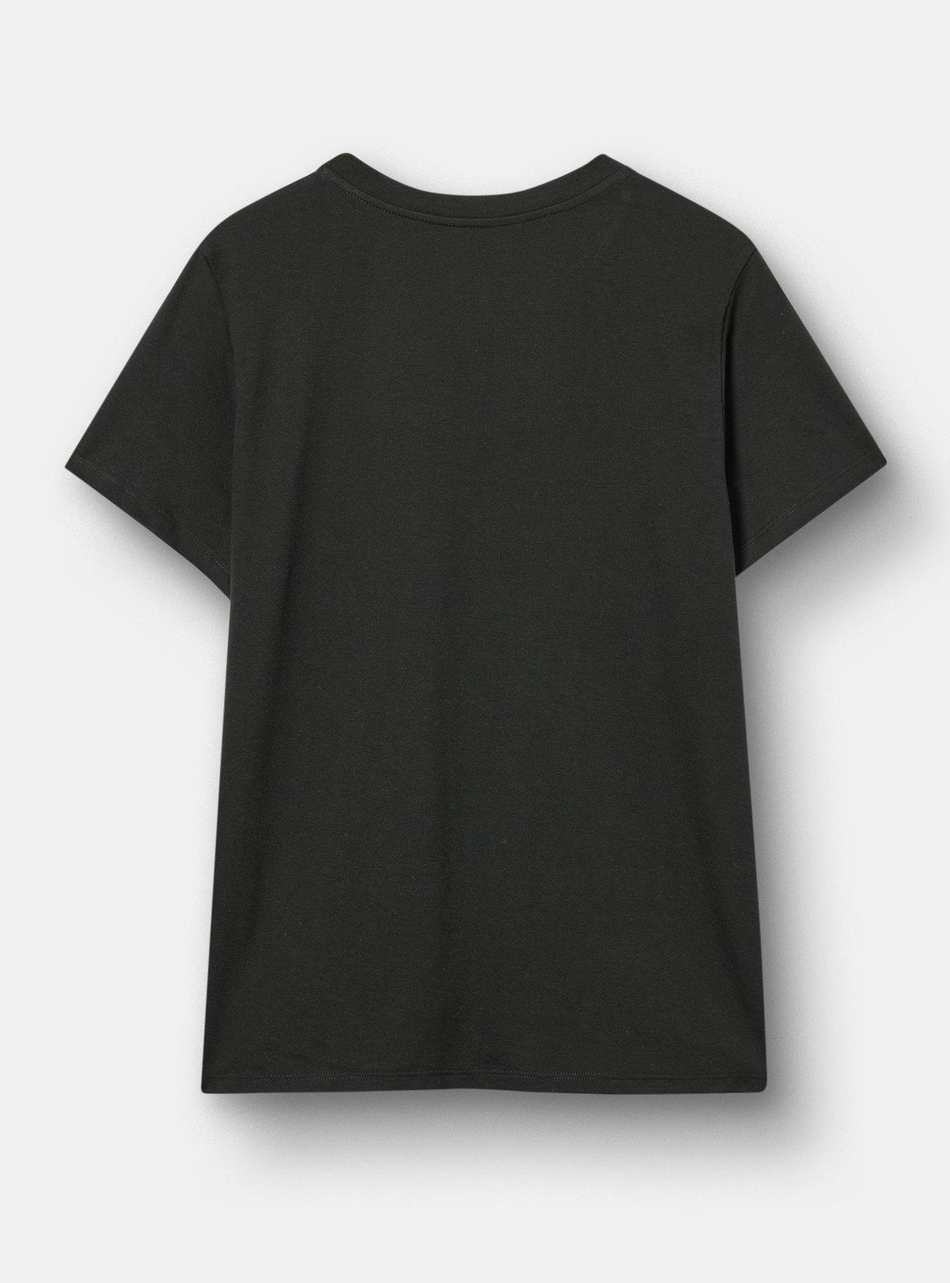 Disney Villains Group Classic Cotton Crew Tee, DEEP BLACK, alternate