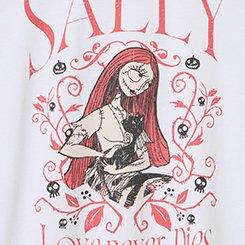 Nightmare Before Christmas Sally Classic Fit Cotton Crew Tee, BRIGHT WHITE, swatch