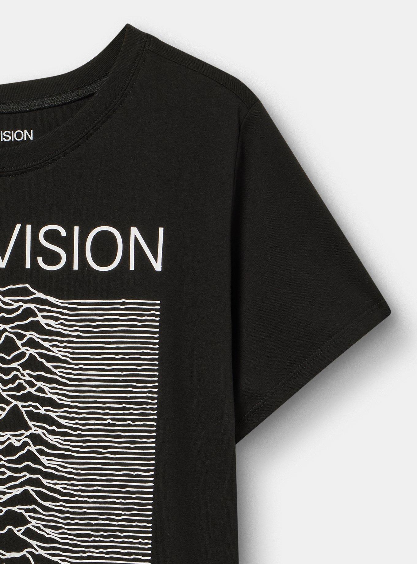 Joy Division Classic Cotton Crew Tee, DEEP BLACK, alternate