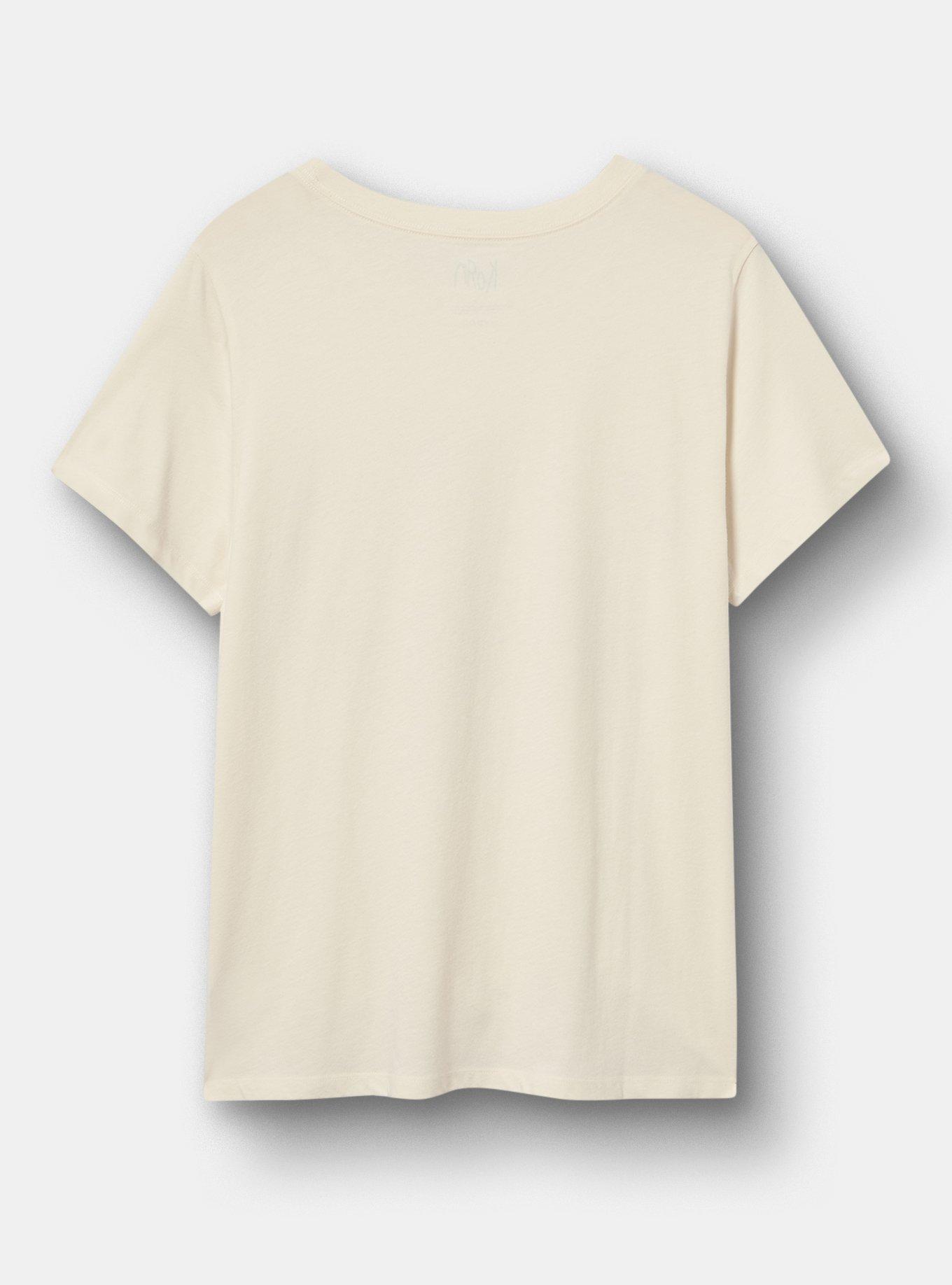 Korn Doll Classic Cotton Crew Tee, WHISPER WHITE, alternate