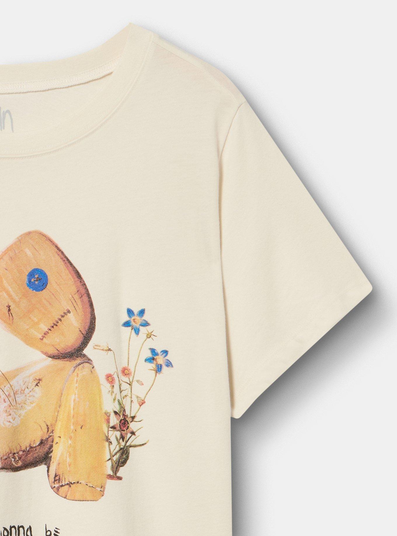 Korn Doll Classic Cotton Crew Tee, WHISPER WHITE, alternate