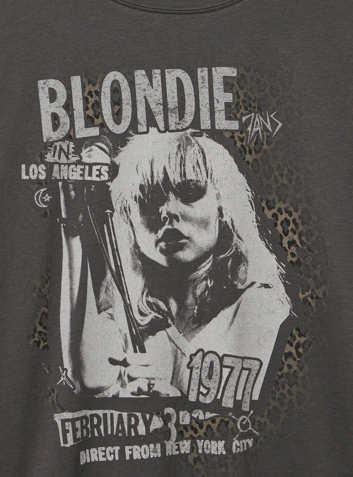 Blondie Classic Cotton Jersey Tee, VINTAGE BLACK, alternate