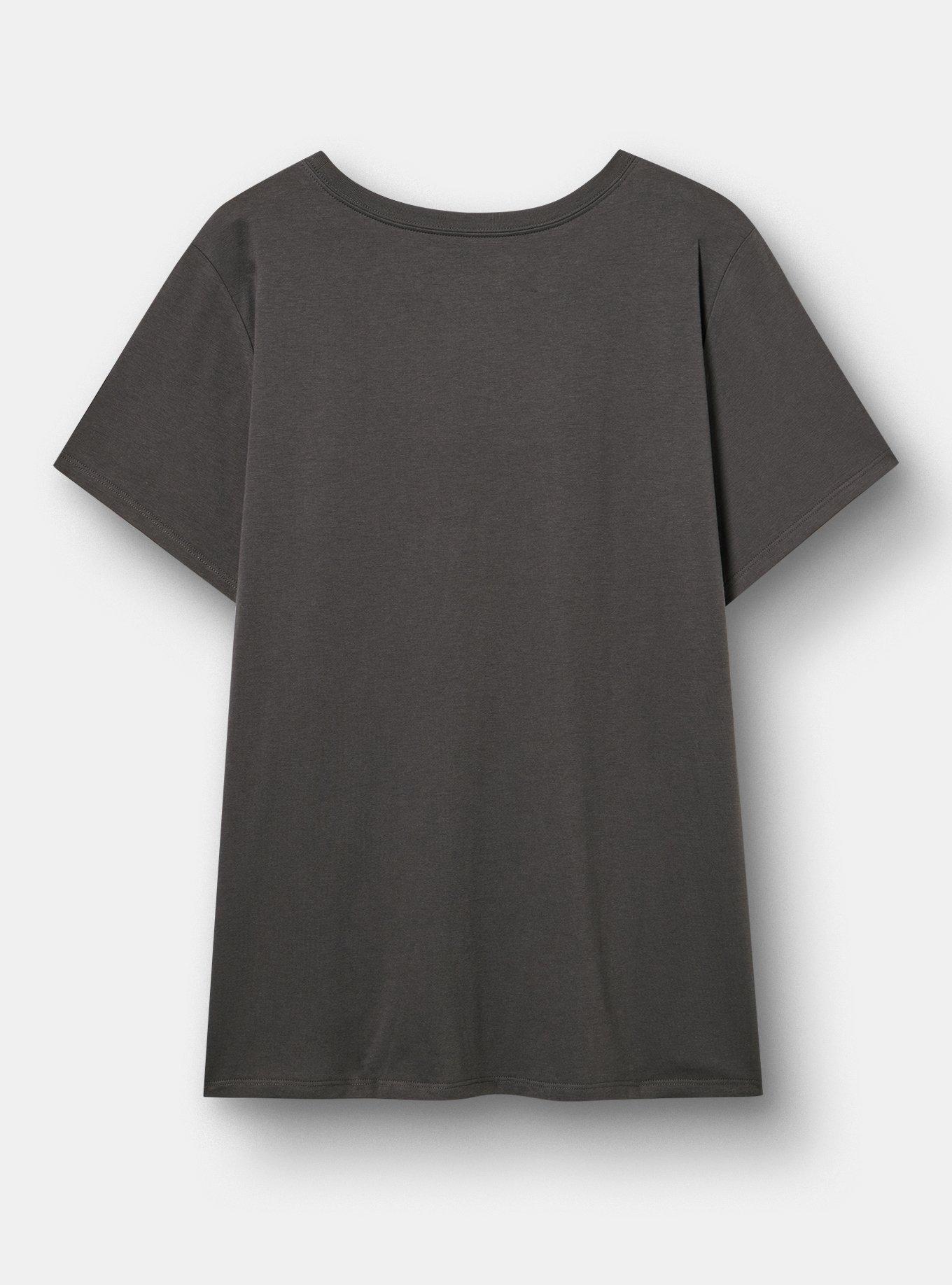 Blondie Classic Cotton Jersey Tee, VINTAGE BLACK, alternate