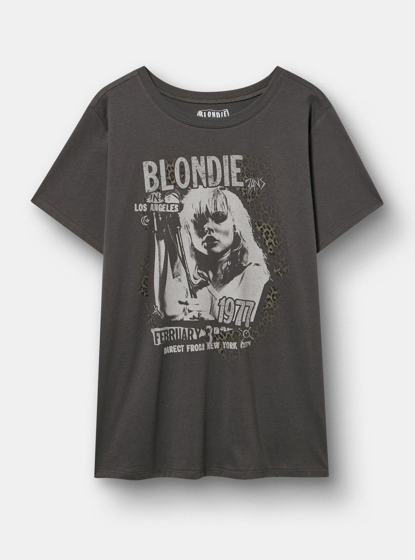 Blondie Classic Cotton Jersey Tee, VINTAGE BLACK, hi-res