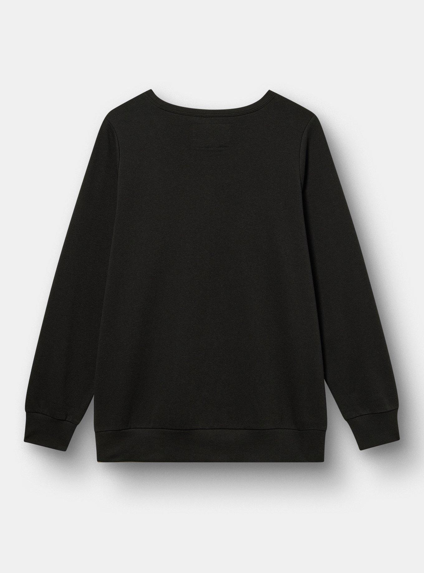 Metallica Webs Classic Cozy Fleece Sweatshirt, DEEP BLACK, alternate