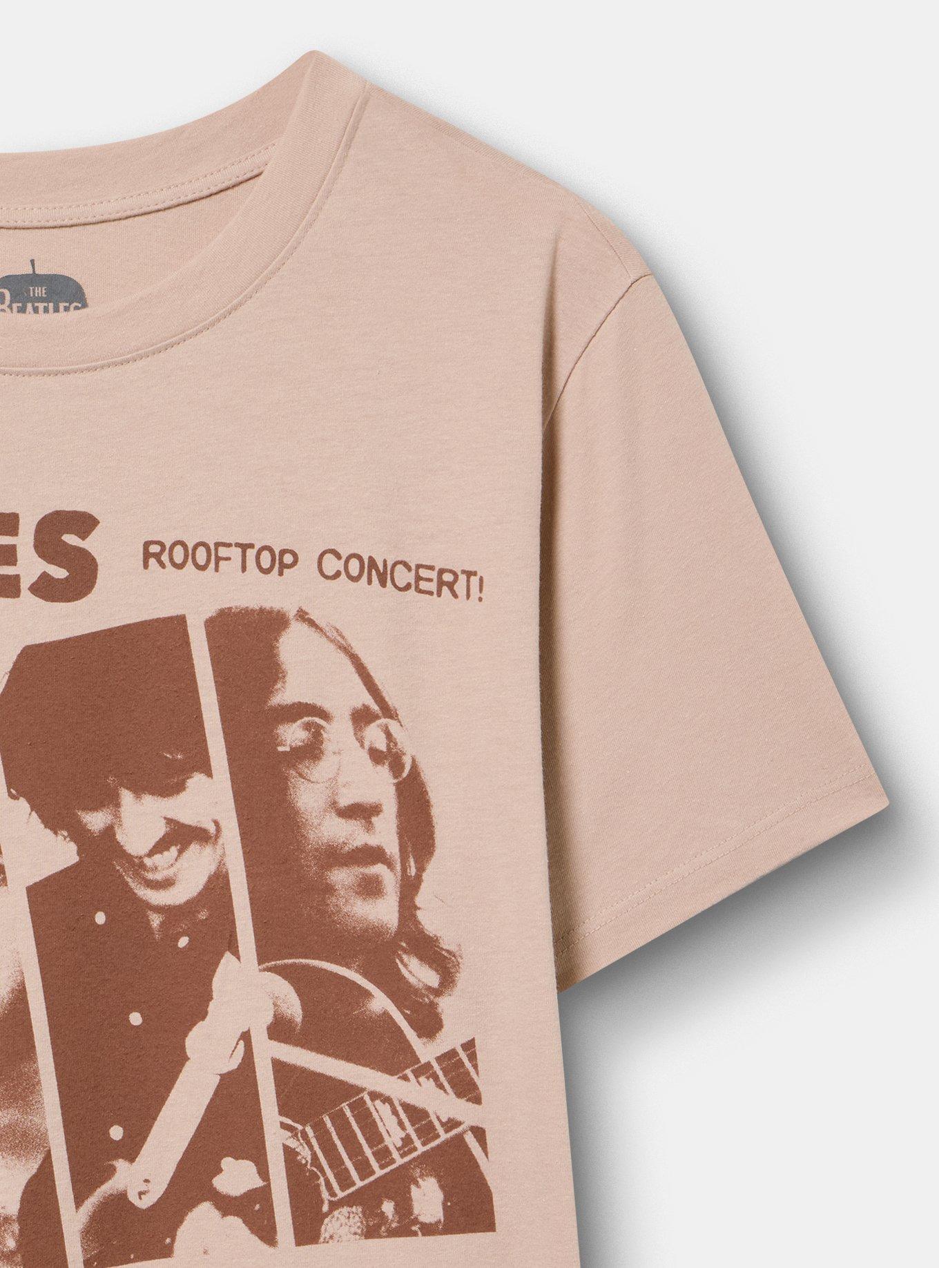 Plus Size The Beatles Classic Cotton Crew Tee, BEATLES 1969 MUSHROOM, alternate