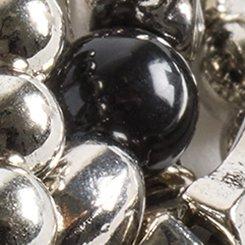 Plus Size Skull Stretch Bracelet Set, SILVER, swatch