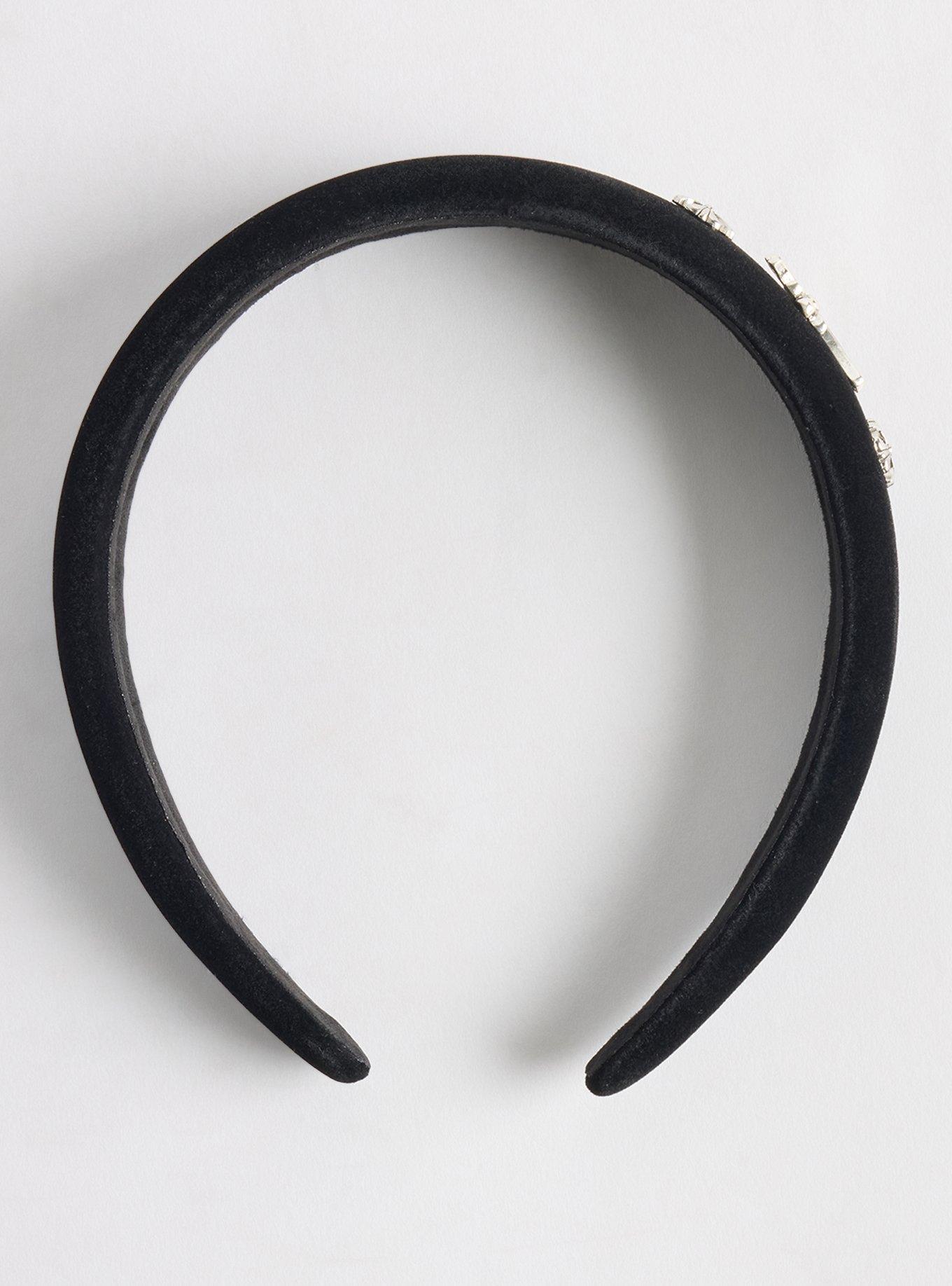 Cross Velvet Headband, , alternate