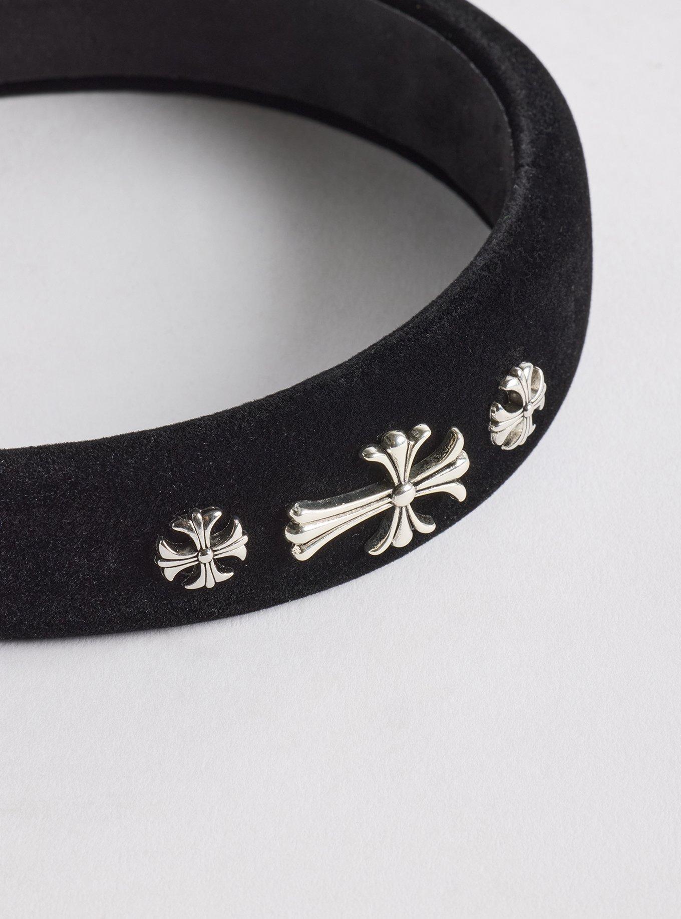 Cross Velvet Headband, , hi-res