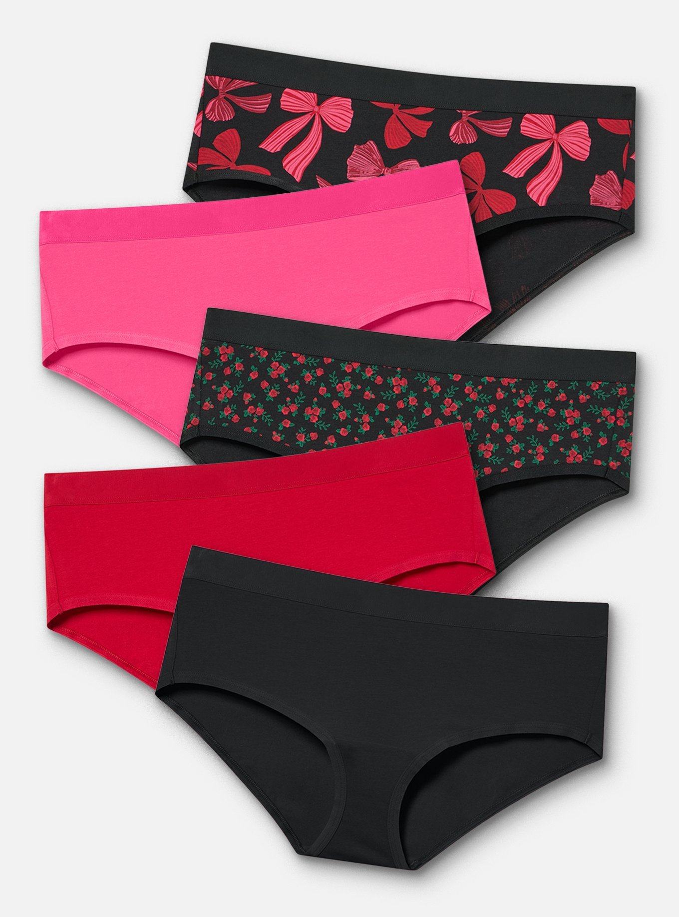 5-Pack Cotton Hipster Panty