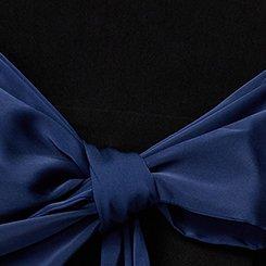 Studio Luxe Peplum Top with Bow Detail, DEEP BLACK, swatch