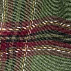 Flannel Tie Front Blouse, NEO PINKY PLAID OLIVE, swatch