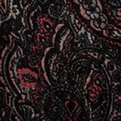 Festi Velour & Lace Bell Sleeve Mini Dress, ORNATE DECORATION BURGUNDY DEEP BLACK, swatch
