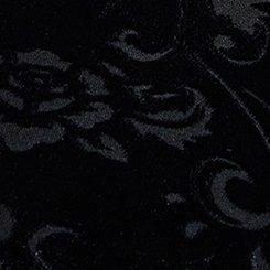 Plus Size Nightfall Burnout Velvet Mini Dress, BAT DAMASK DEEP BLACK BURNOUT, swatch