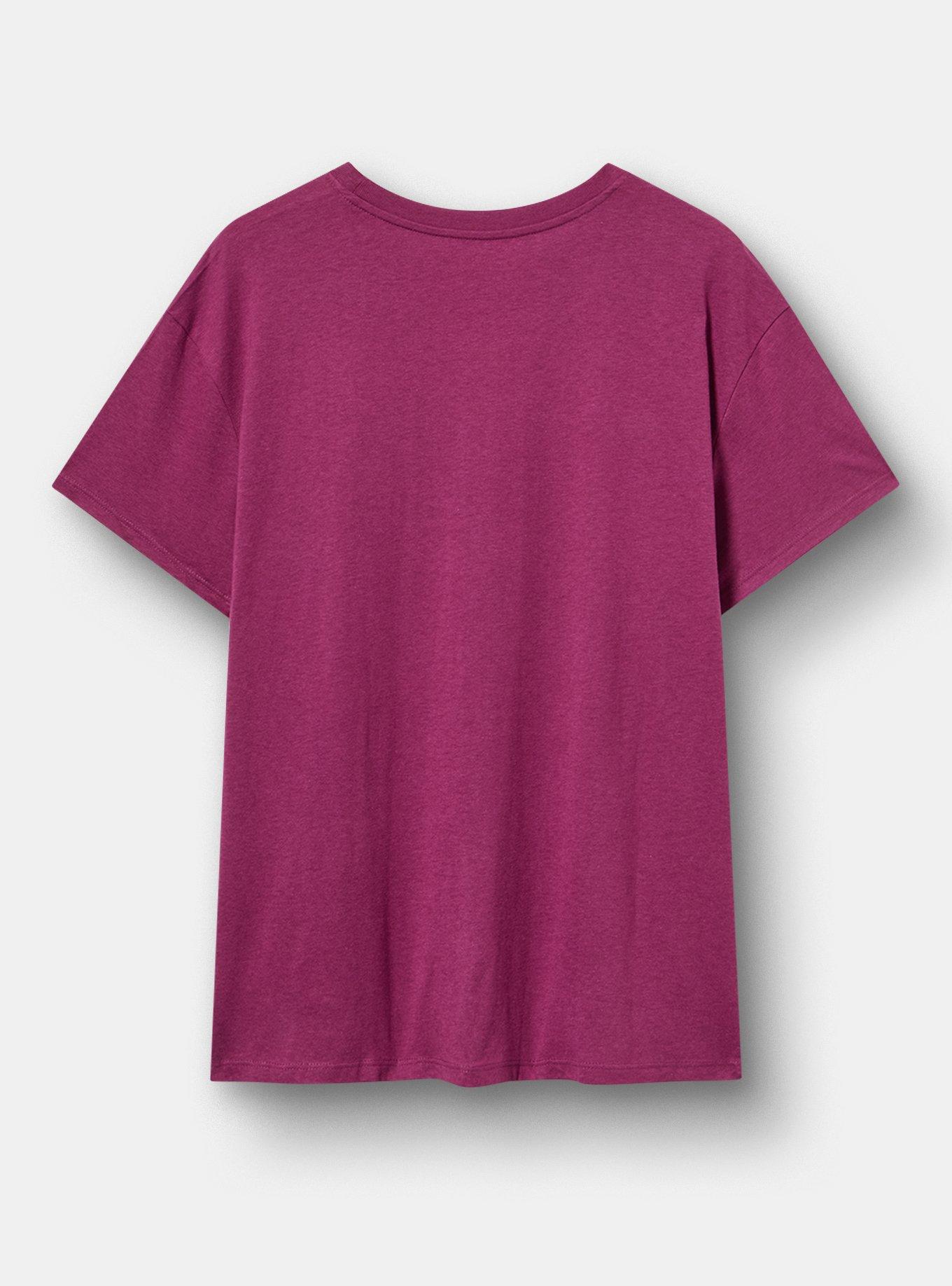 Harry Potter Relaxed Cotton Jersey Tee, DEATHLY HOLLOWS AMARANTH, alternate