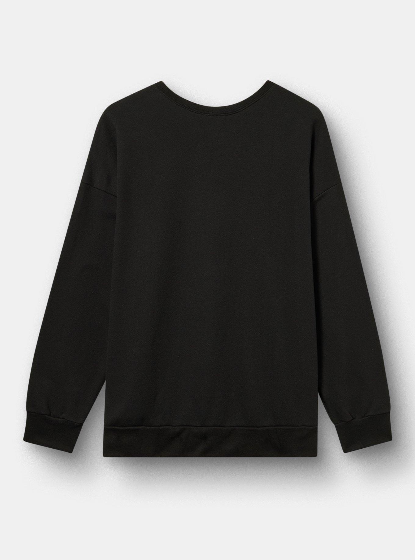 Disney Hocus Pocus Fleece Sweatshirt, SANDERSON SALEM MASS DEEP BLACK, alternate