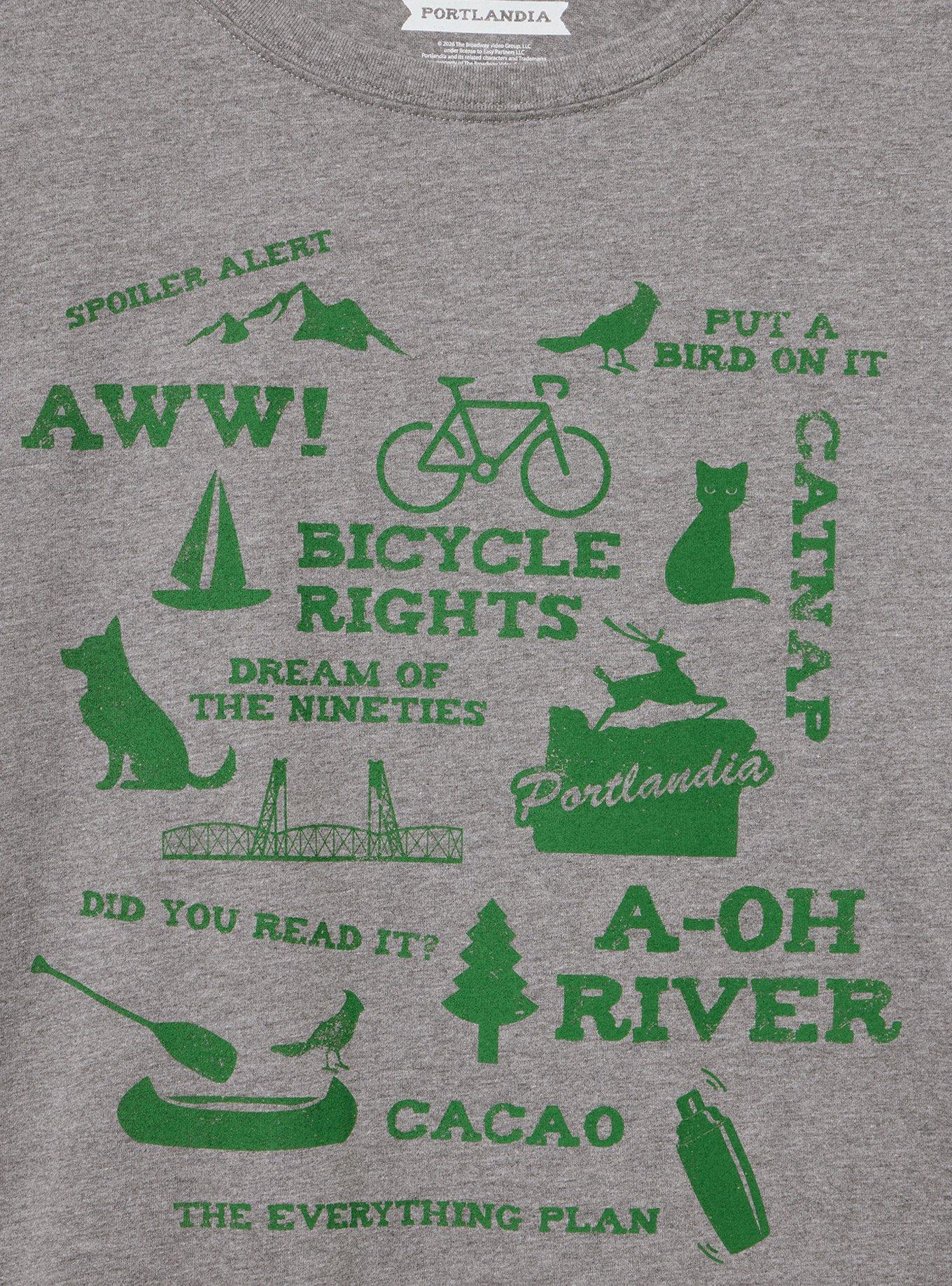 Portlandia Classic Cotton Crew Tee, MEDIUM HEATHER GREY, alternate