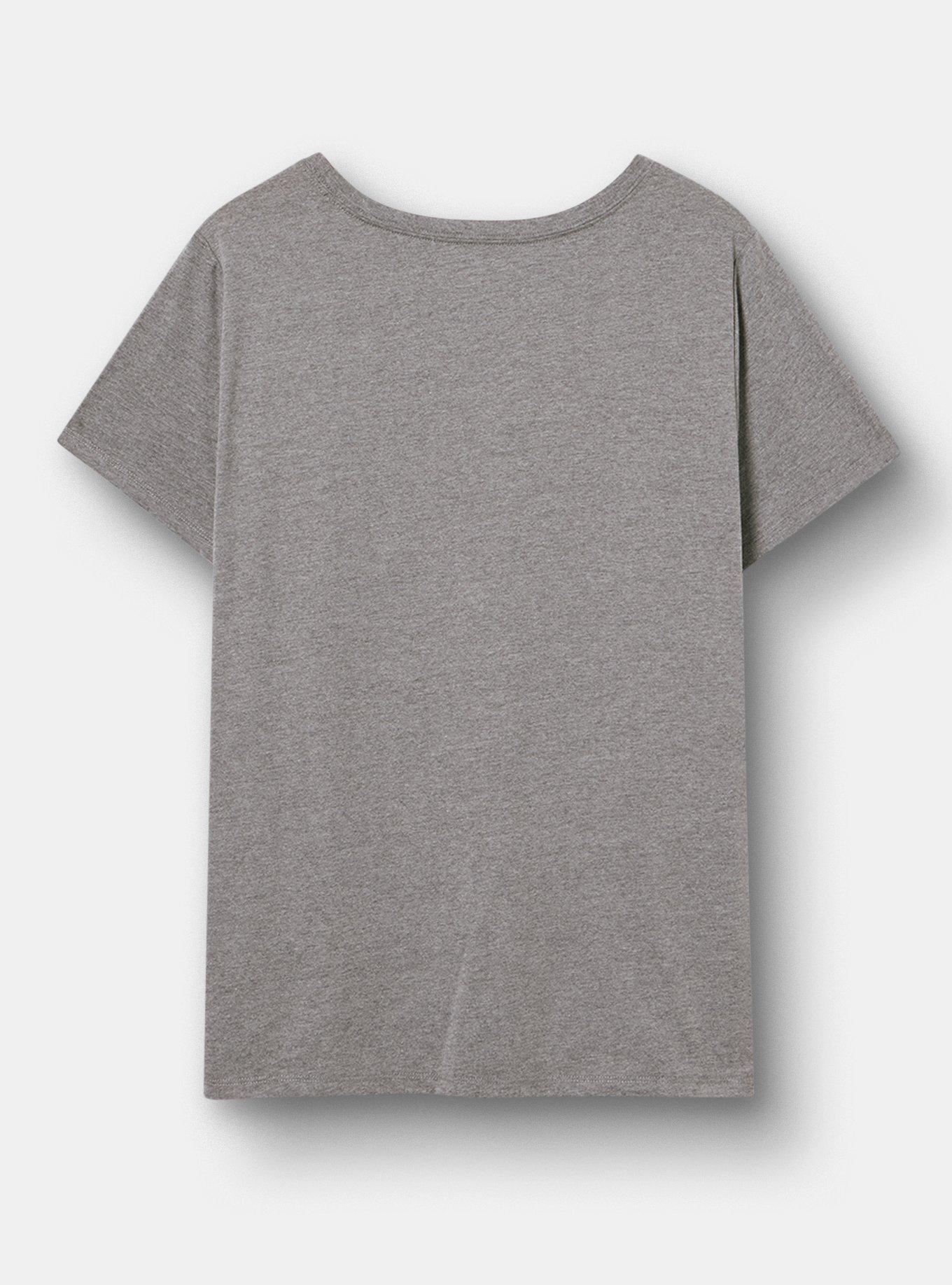 Portlandia Classic Cotton Crew Tee, MEDIUM HEATHER GREY, alternate