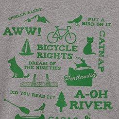 Portlandia Classic Cotton Crew Tee, MEDIUM HEATHER GREY, swatch