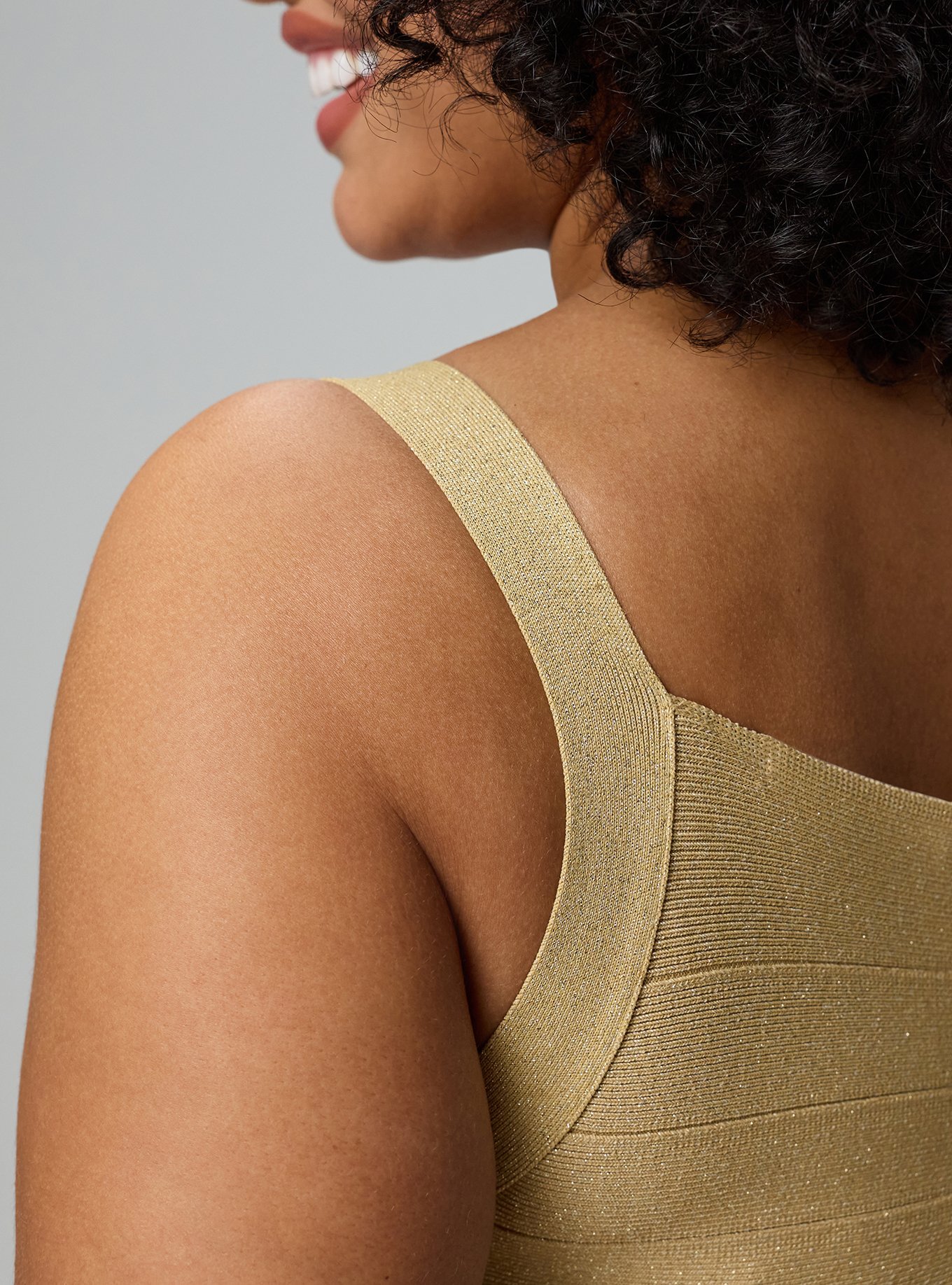 Studio Bandage Mini Dress, GOLD, alternate