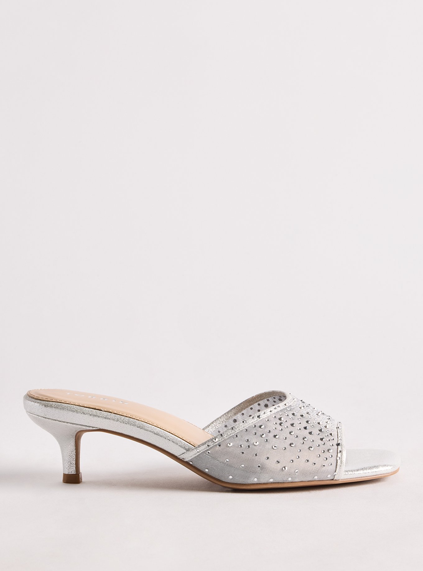 Embellished Kitten Heel (WW), SILVER, alternate