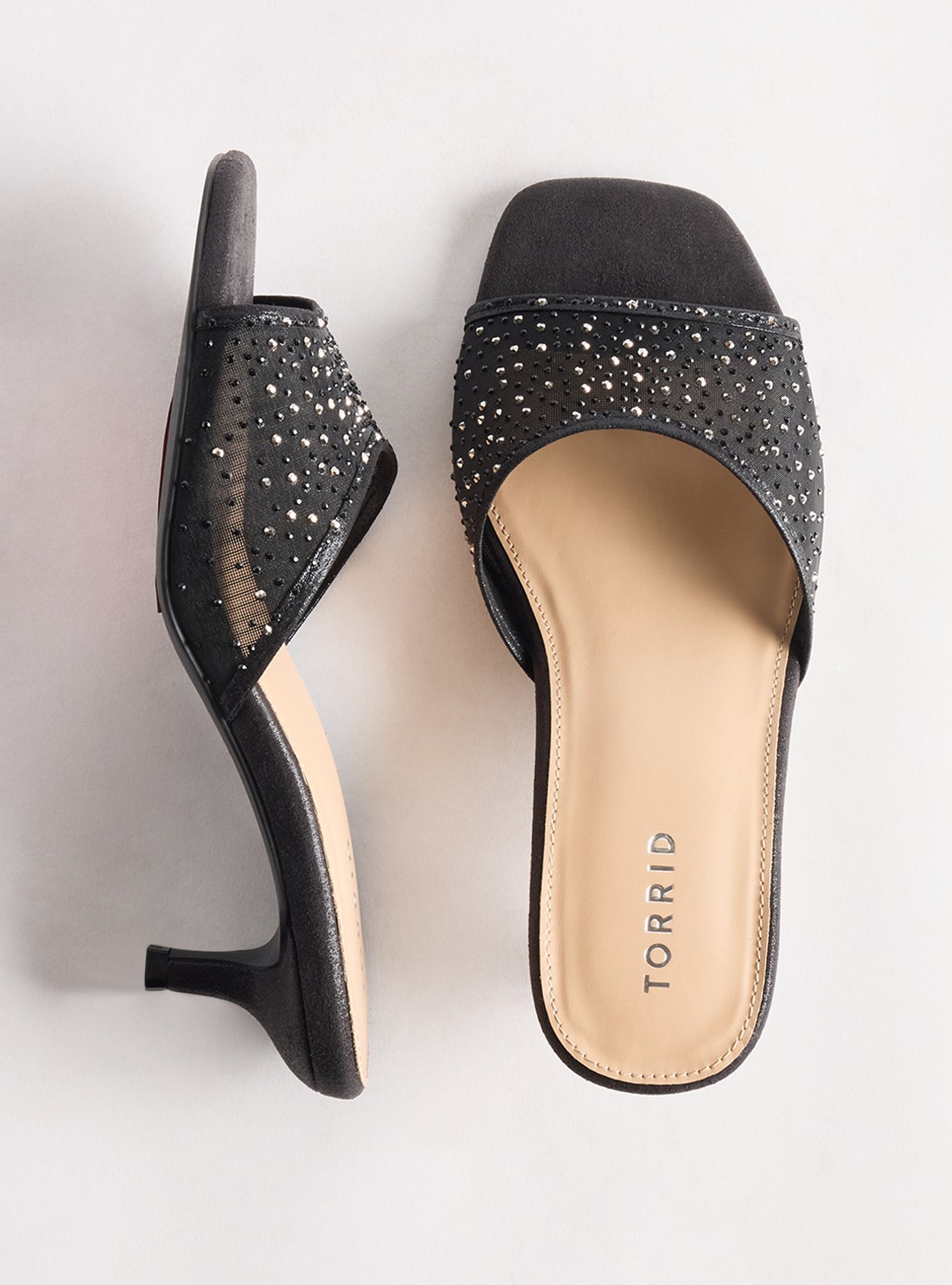 Embellished Kitten Heel (WW), BLACK, hi-res