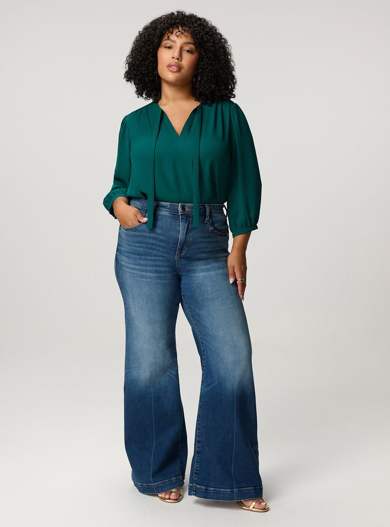 Georgette Tie Blouse, BOTANICAL GARDEN, alternate