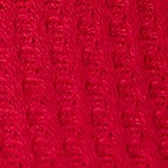 Plus Size Waffle Lace Up V-Neck Sweatshirt, JESTER RED, swatch