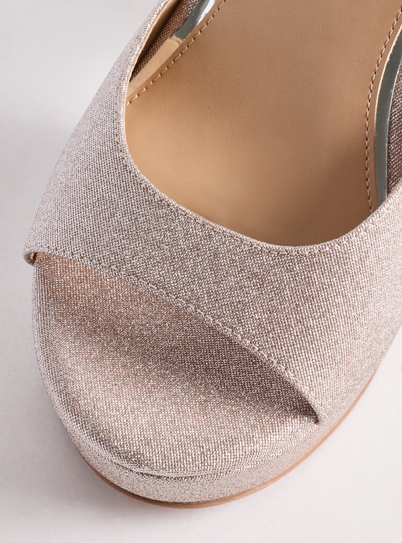 Ankle Strap Platform Heel (WW), SILVER, alternate