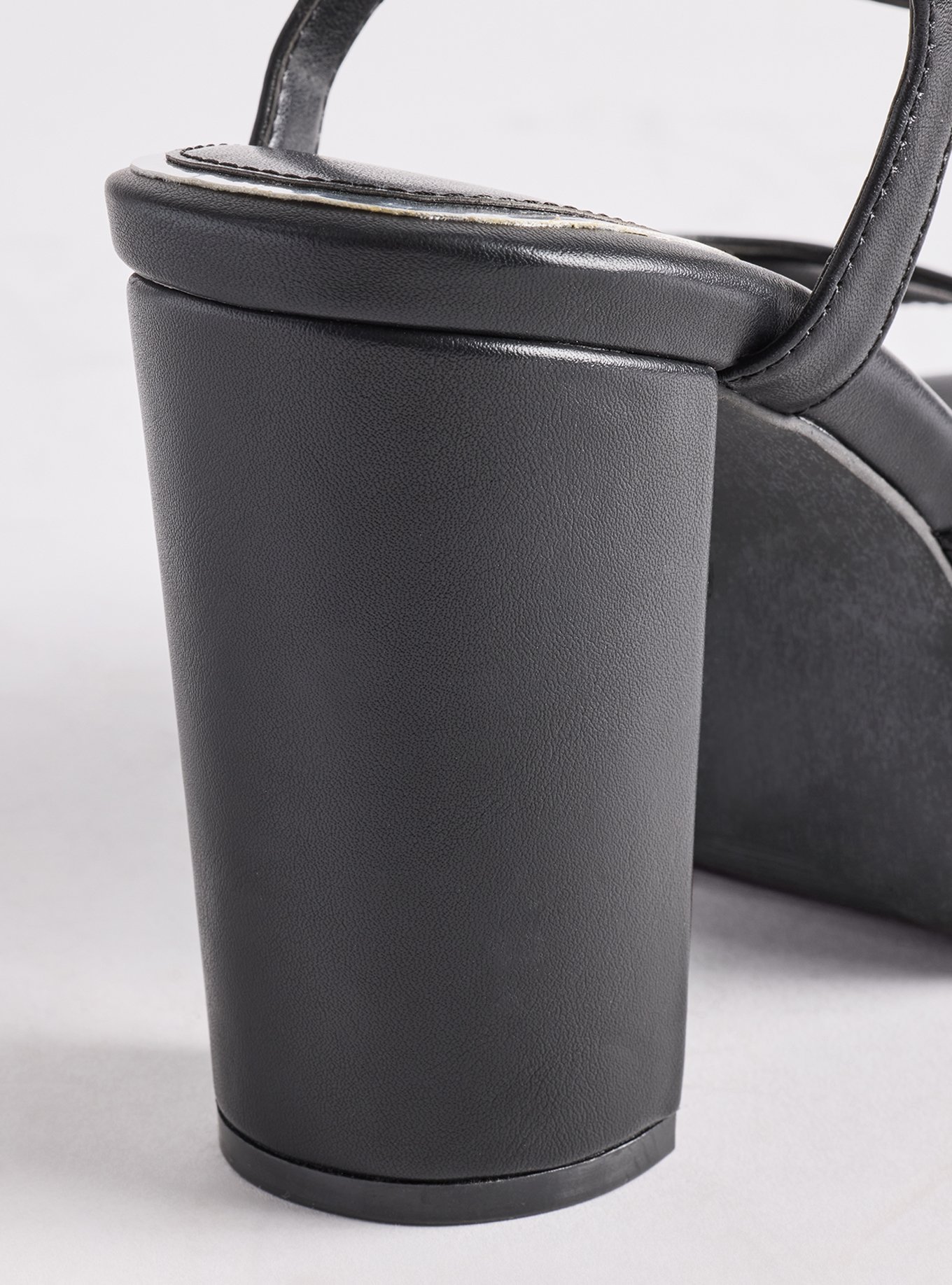 Ankle Strap Platform Heel (WW), BLACK, alternate