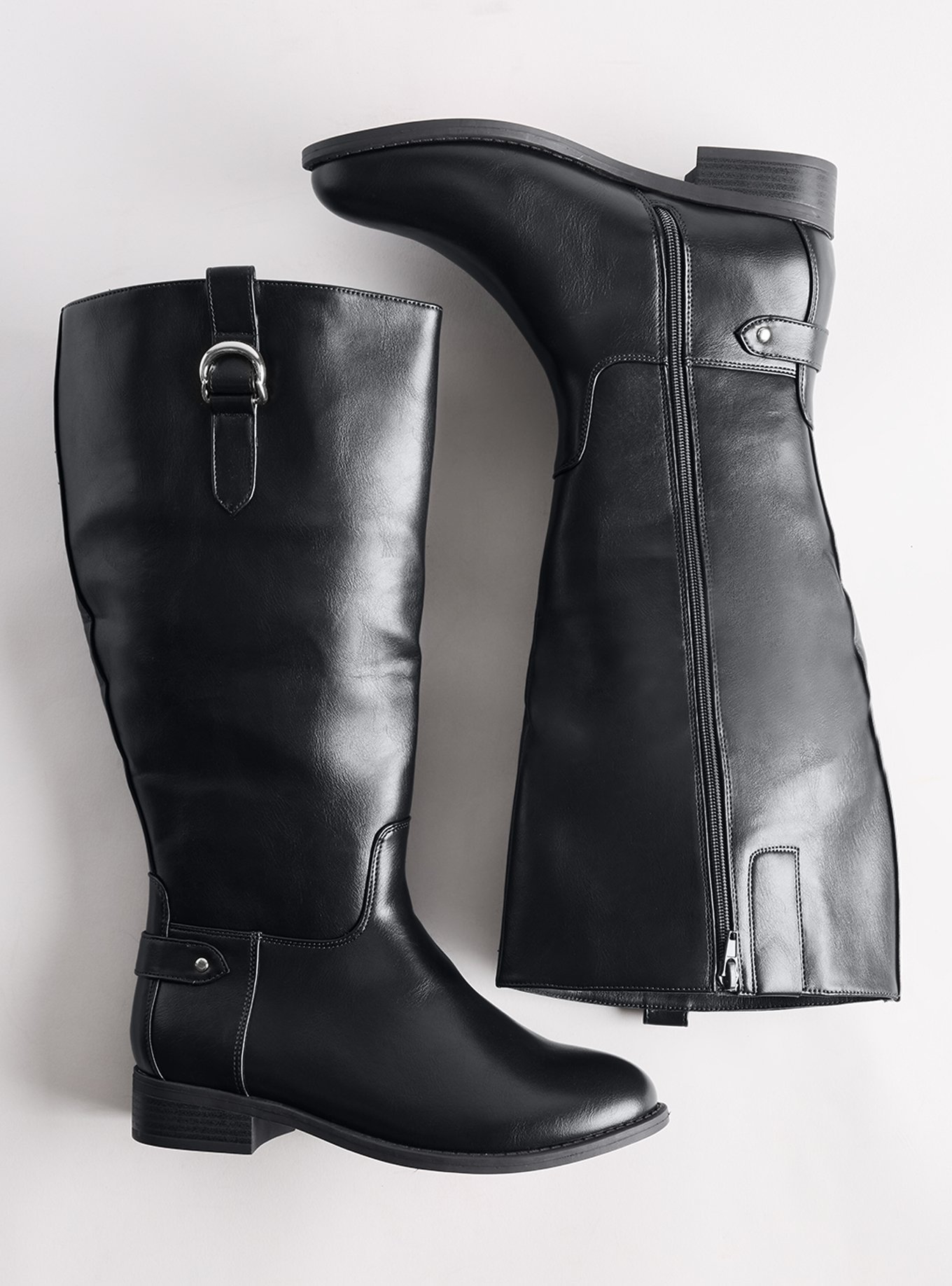Harness Riding Boot (WW), BLACK, hi-res