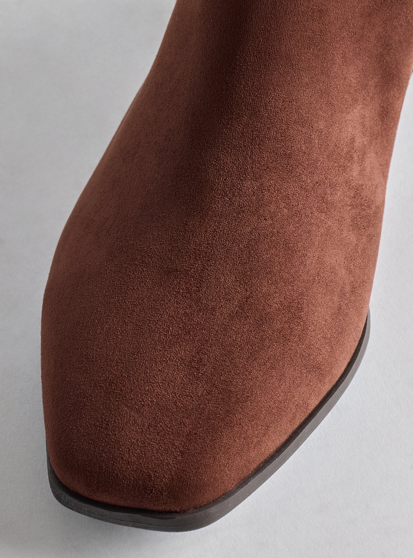 Sliver Wedge Knee Boot (WW), BROWN, alternate
