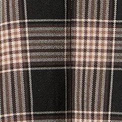 High-Rise Box Pleat Skort, ELATION PLAID  DEEP BLACK, swatch
