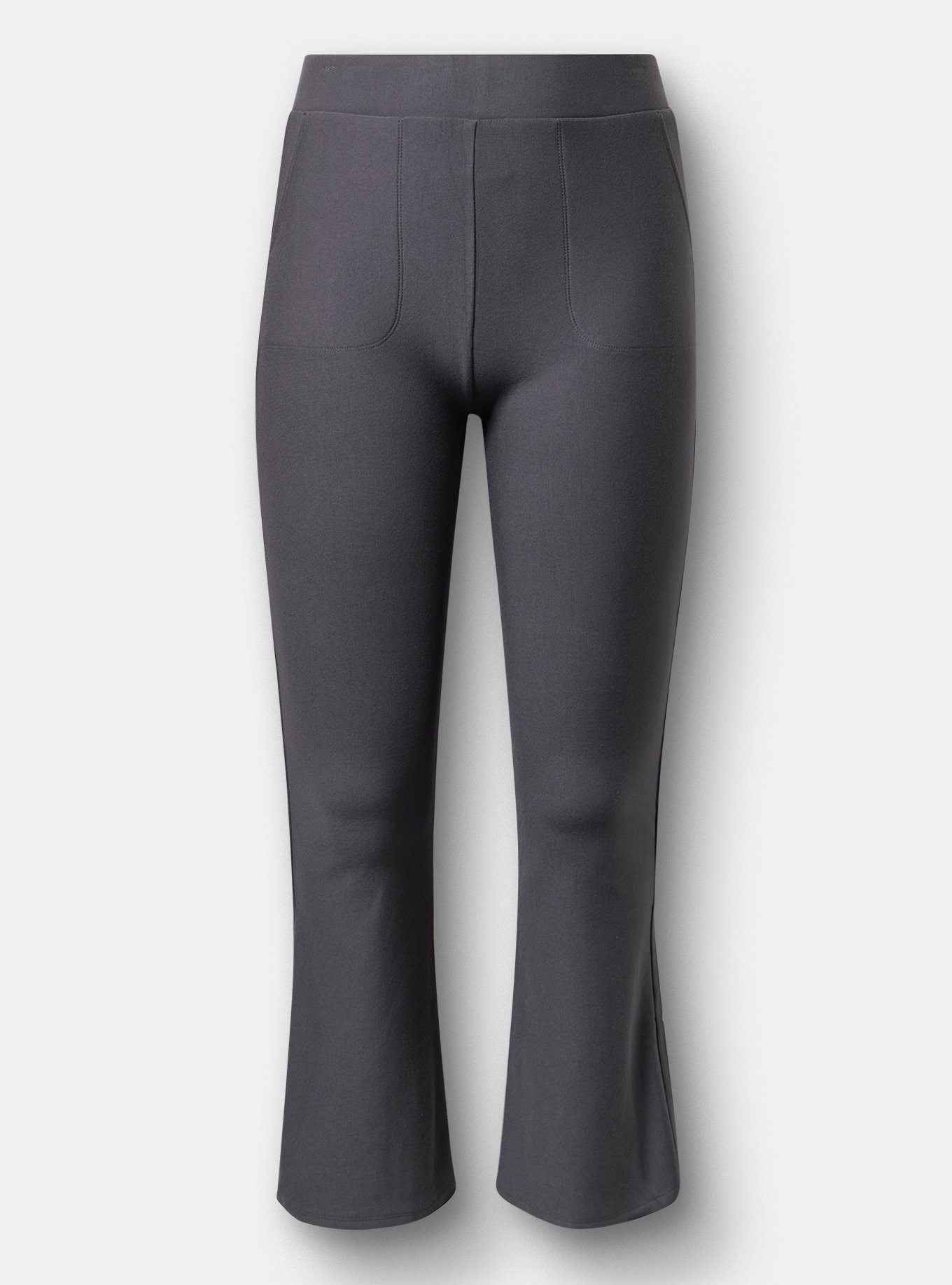 Full-Length Fleece-Lined Bootcut Legging, EBONY, hi-res