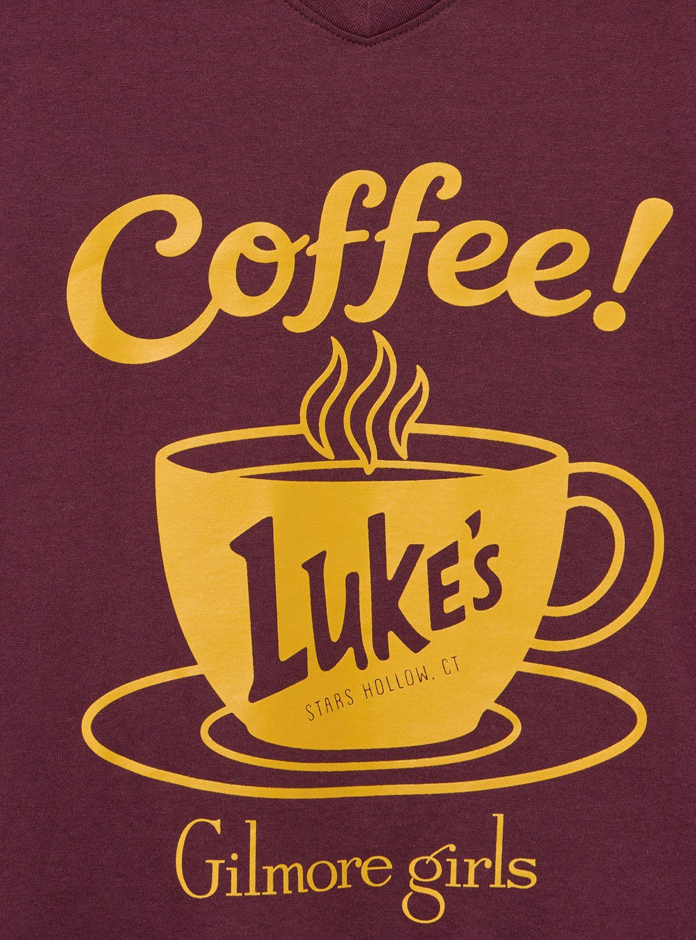 Gilmore Girls Luke's Dinner Classic V-Neck Tee, LUKES GILMORE GIRLS WINETASTING, alternate