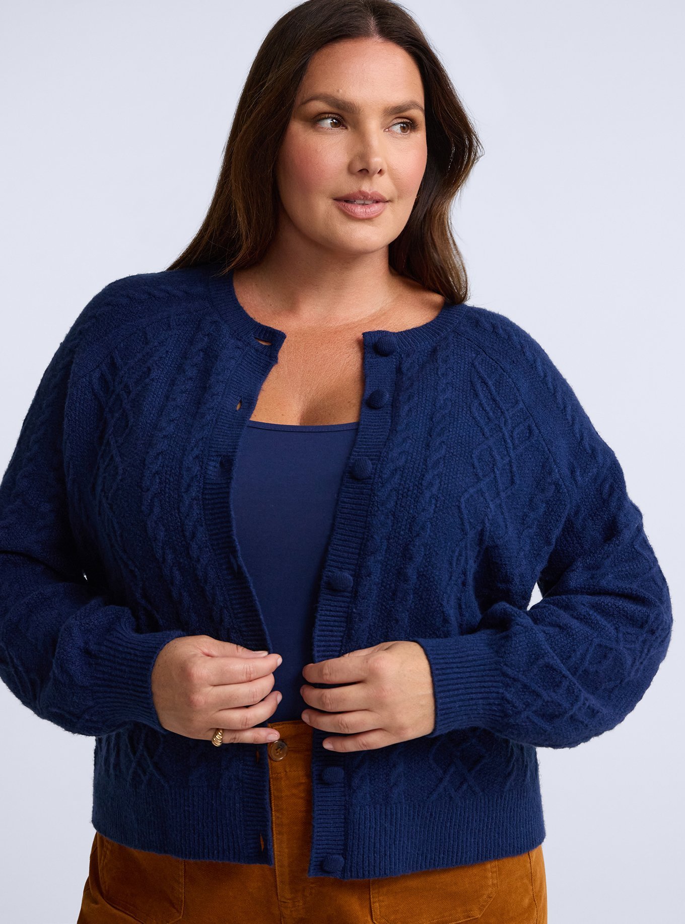 Belle Isle Raglan Cardigan, MEDIEVAL BLUE, alternate