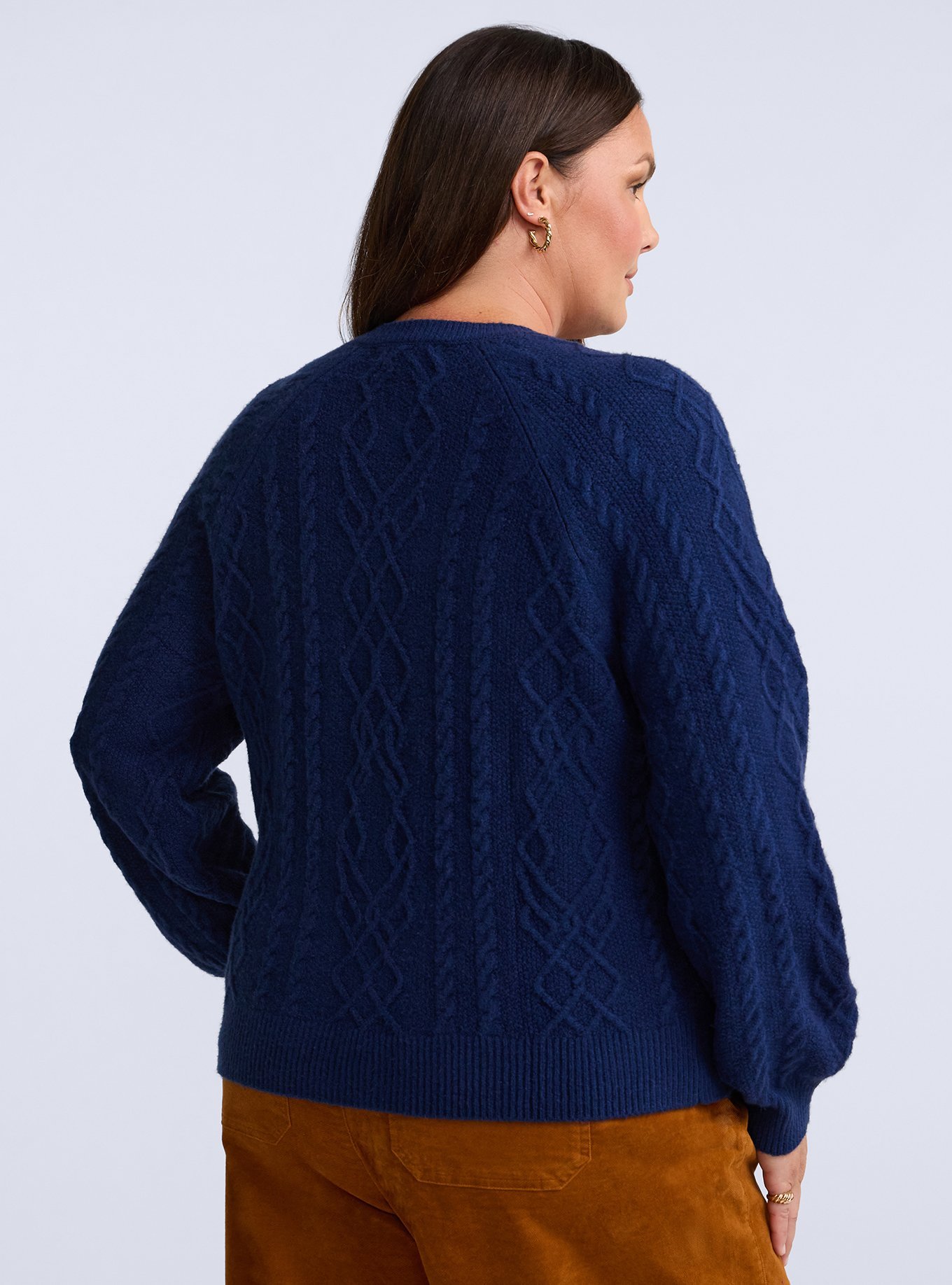 Belle Isle Raglan Cardigan, MEDIEVAL BLUE, alternate