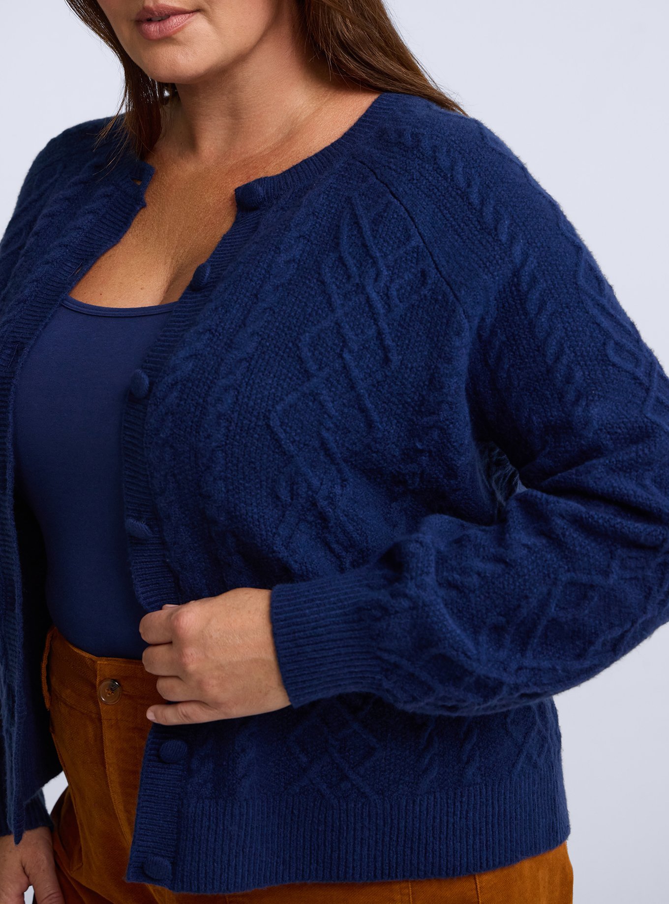 Belle Isle Raglan Cardigan, MEDIEVAL BLUE, alternate