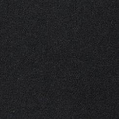 Cozy Fleece Elbow Sleeve V-Neck Sweatshirt, DEEP BLACK, swatch