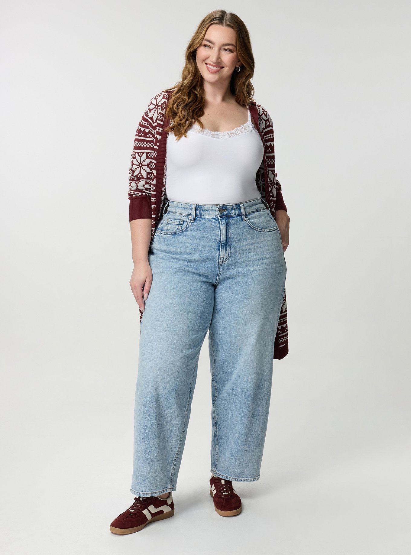 High-Rise Lightweight Denim Barrel Jean, KIR ROYAL, hi-res