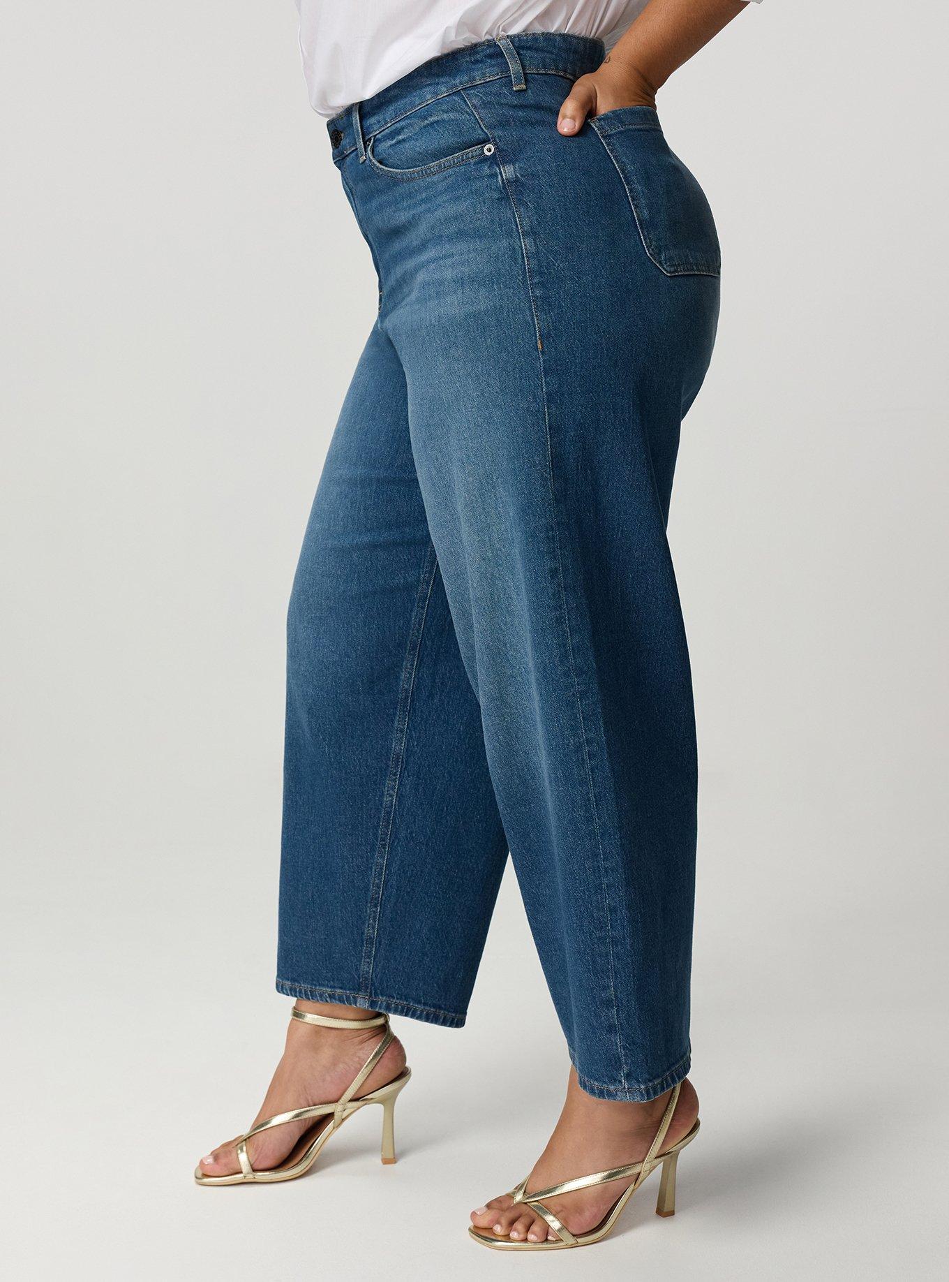 High-Rise Lightweight Denim Barrel Jean, GIMLET, alternate