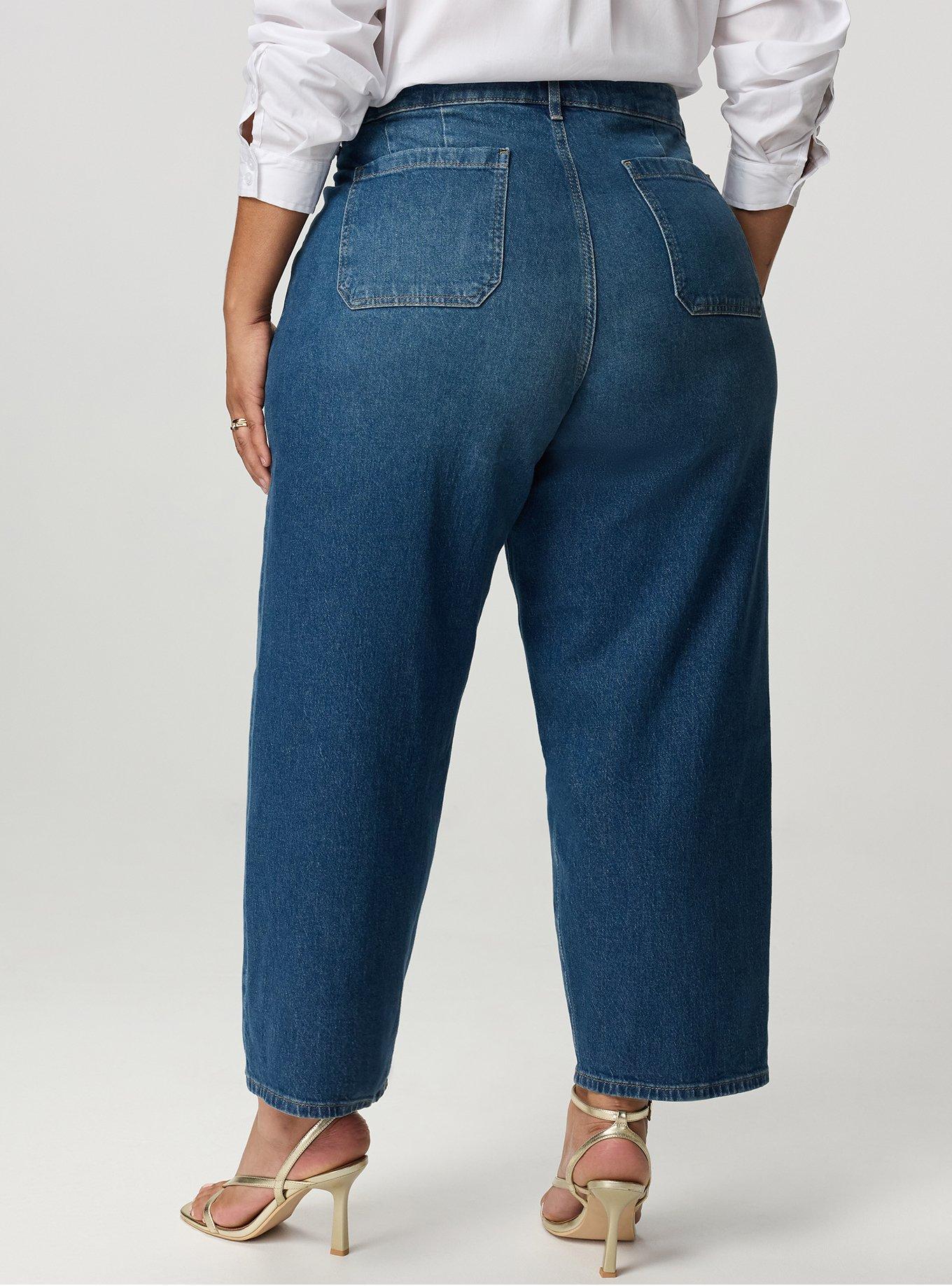 High-Rise Lightweight Denim Barrel Jean, GIMLET, alternate