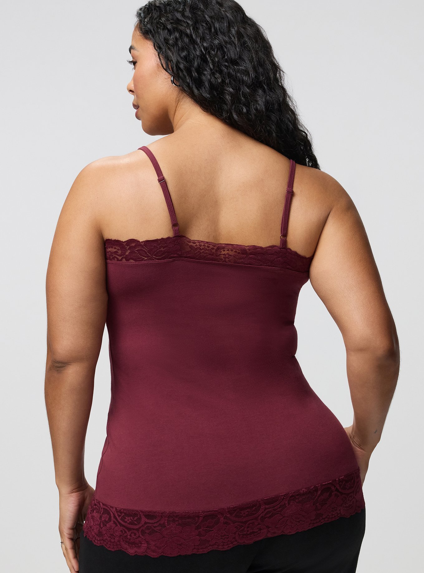 Foxy Lace Tunic, WINDSOR WINE, alternate