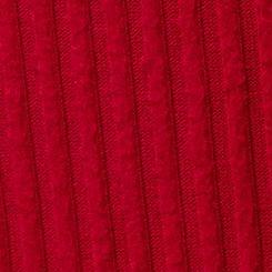 Super Soft Plush Rib Hooded Sleep Robe, JESTER RED, swatch