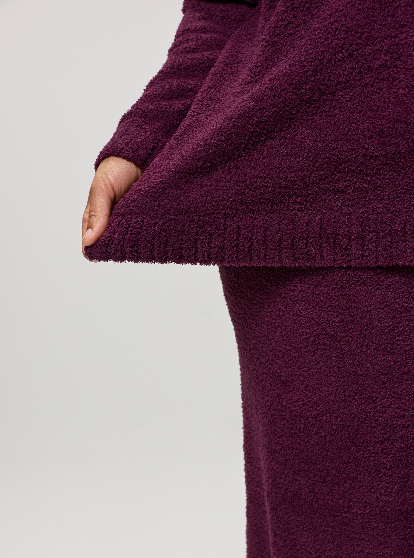Teddy Lounge Pullover, WINTER BLOOM, alternate