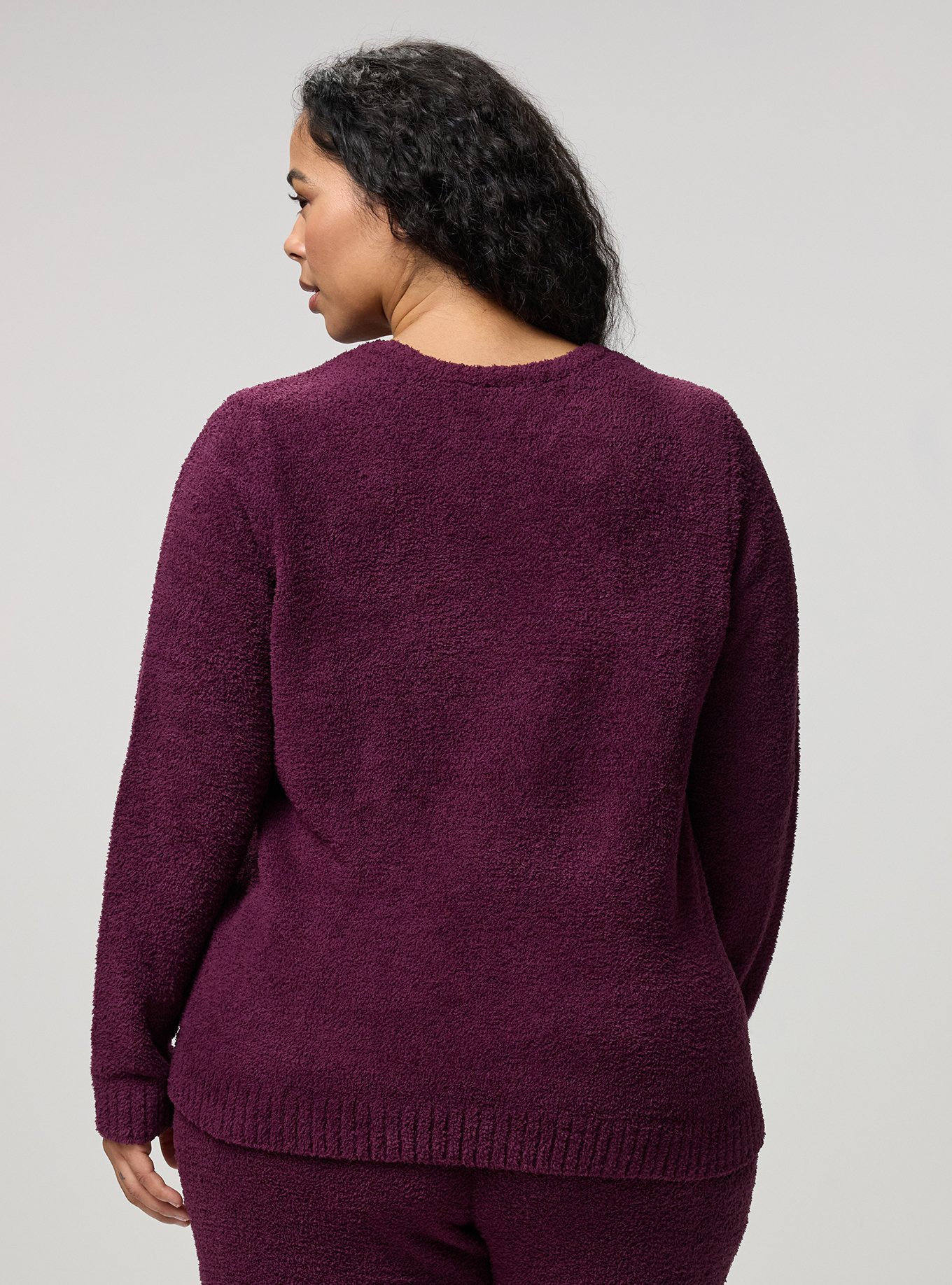 Teddy Lounge Pullover, WINTER BLOOM, alternate
